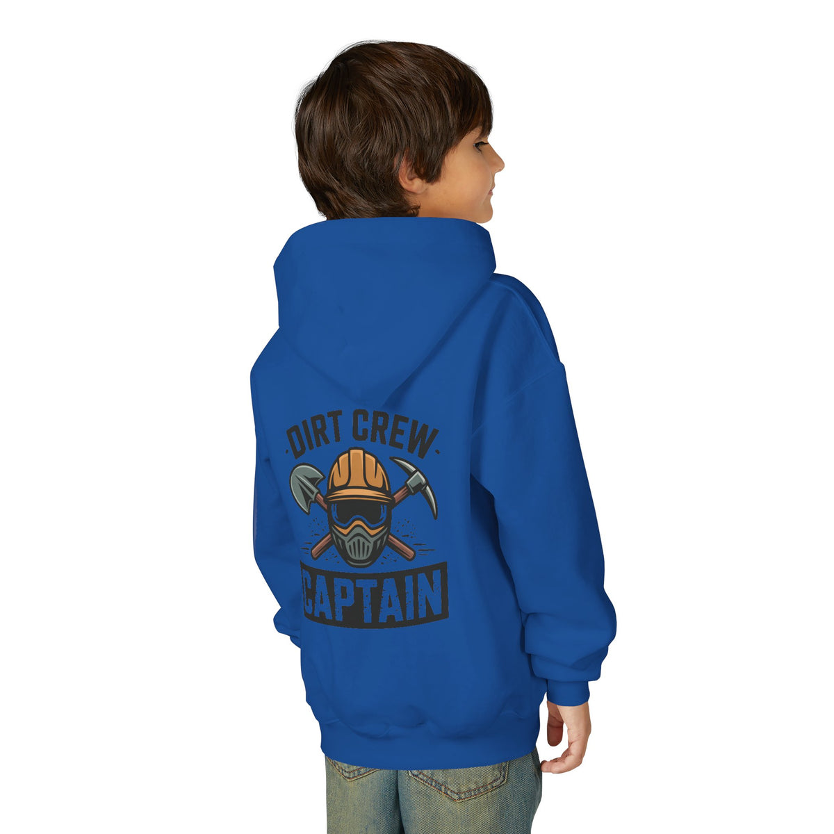 Youth Hoodie - Dirt Crew Captain Graphic Pullover