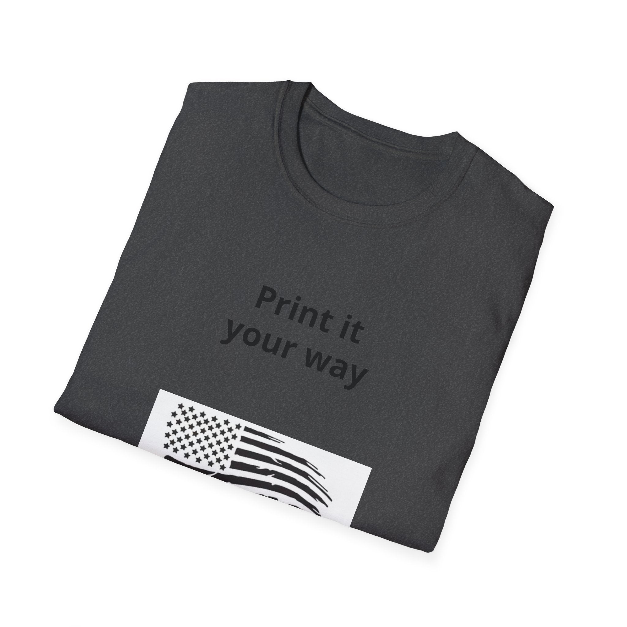 Funny Stinks Landscaping T-Shirt — "STINKS" Skunk Logo with Phone Number
