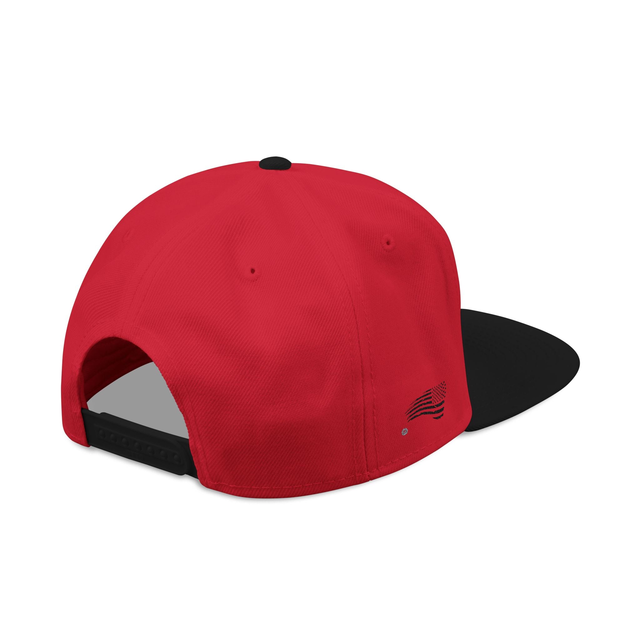 Snapback Hat — Embroidered Yellow Duck Logo, "Veteran Owned" Side Text