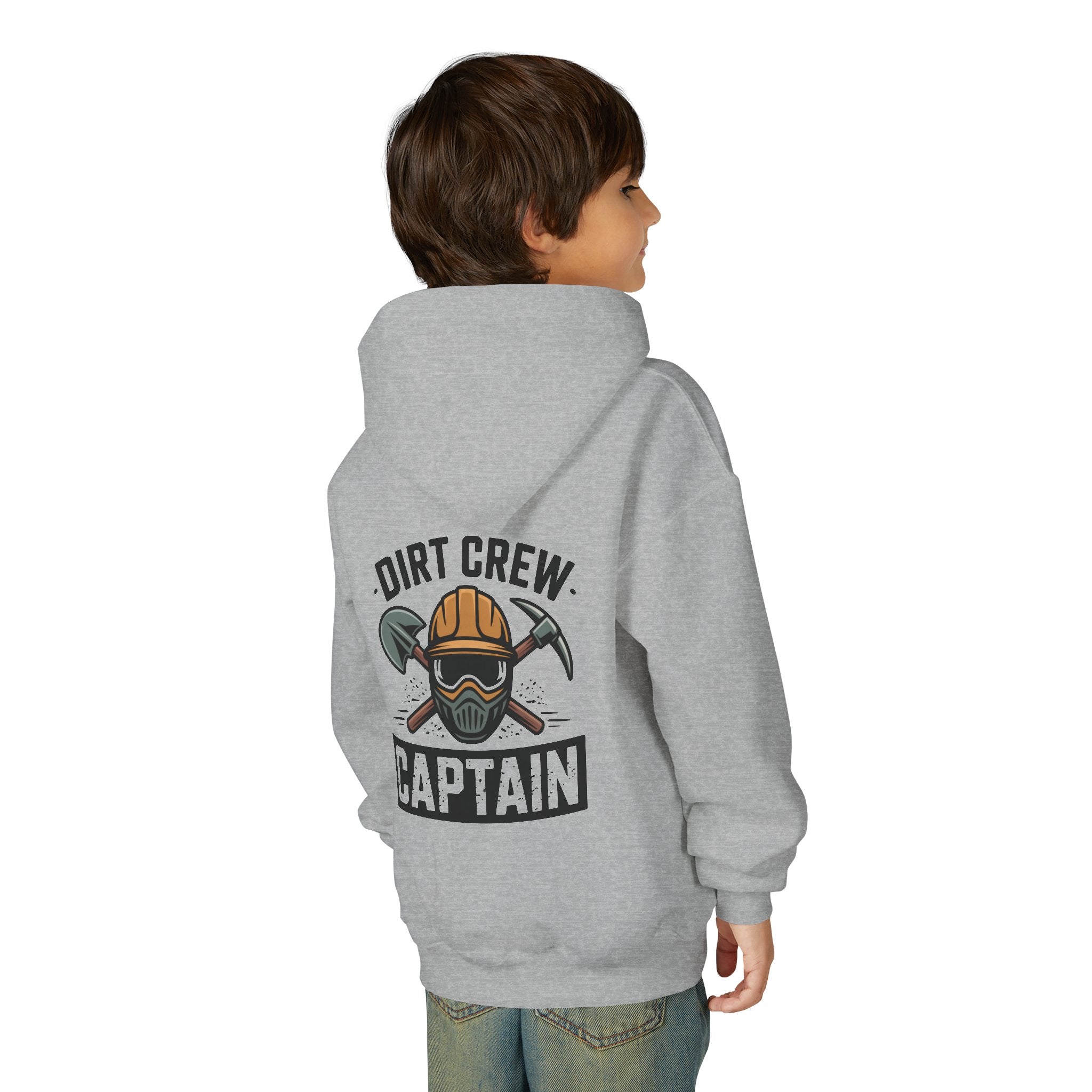 Youth Hoodie - Dirt Crew Captain Graphic Pullover