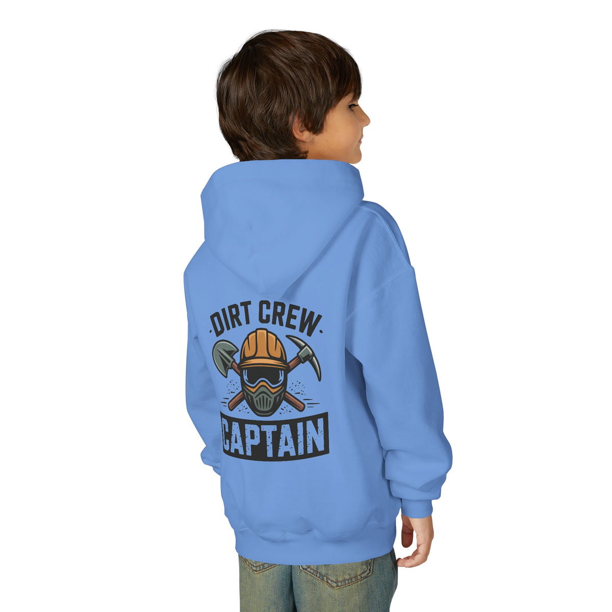 Youth Hoodie - Dirt Crew Captain Graphic Pullover
