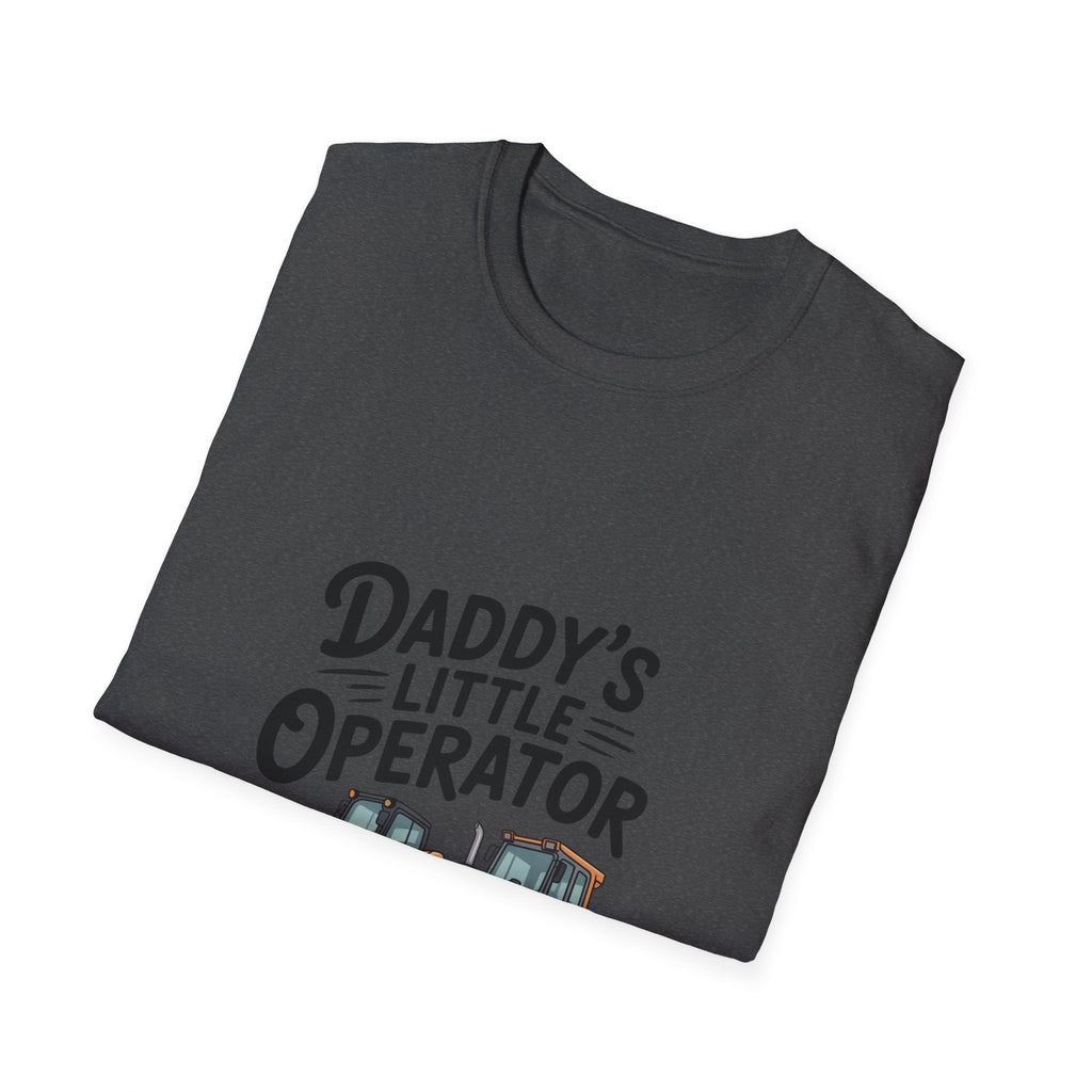 Kids' Tee — "Daddy's Little Operator" Bulldozer Shirt