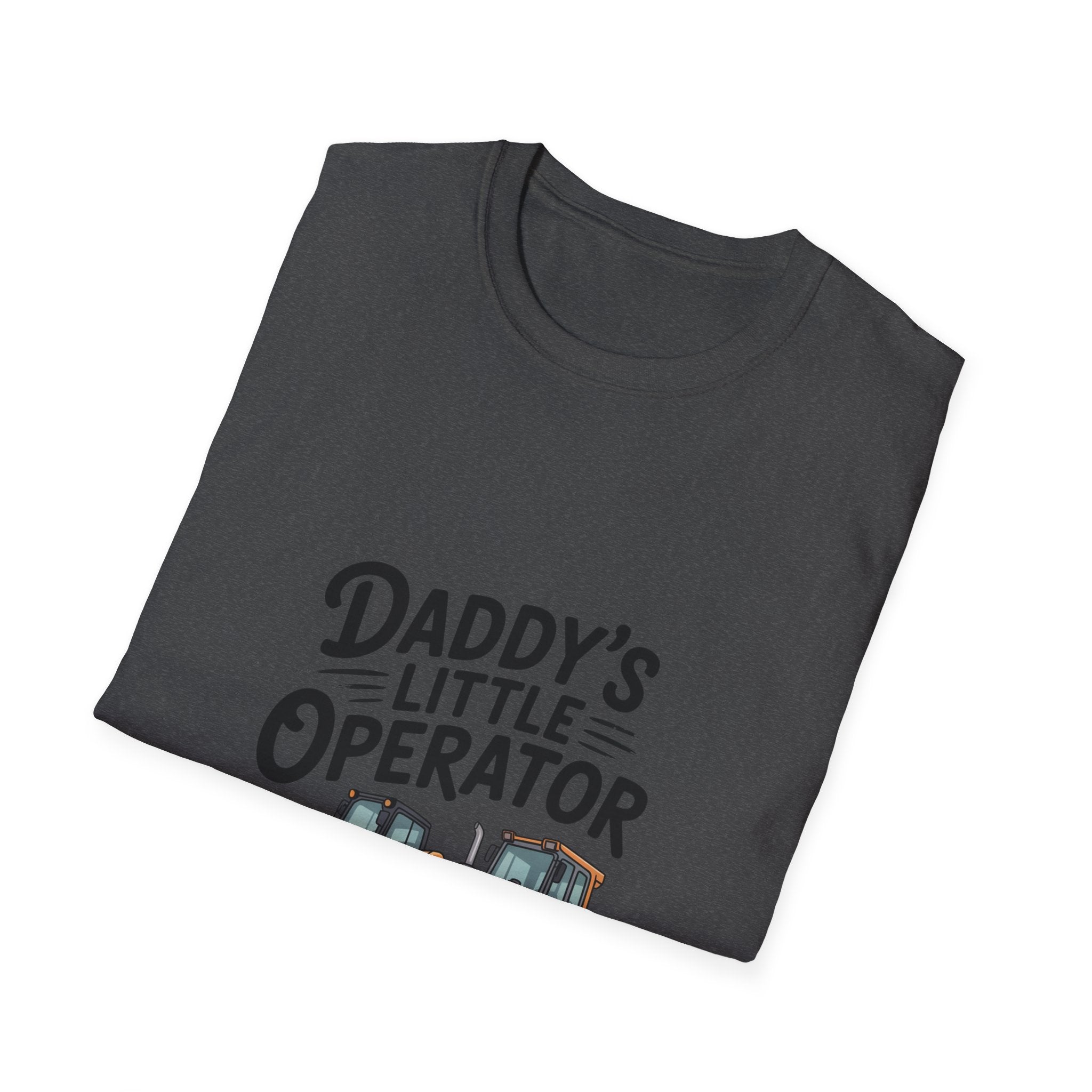 Kids' Tee — "Daddy's Little Operator" Bulldozer Shirt