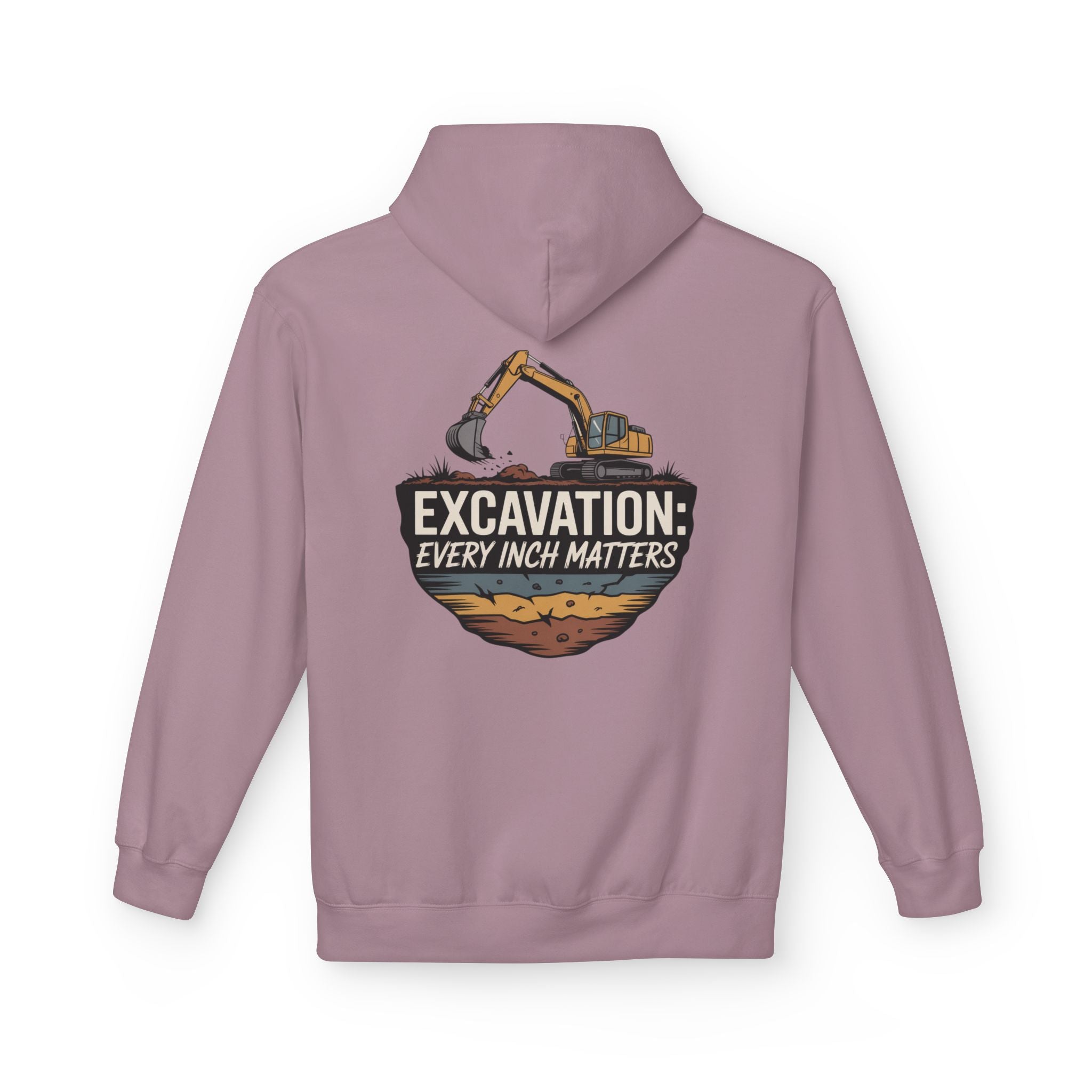 Excavation Hoodie – "Excavation: Every Inch Matters" Construction Crew Pullover