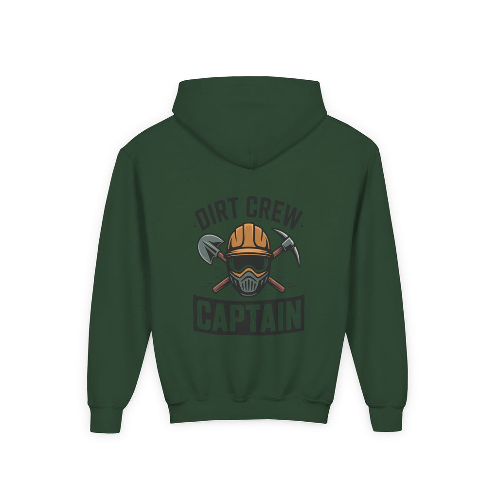 Youth Hoodie - Dirt Crew Captain Graphic Pullover