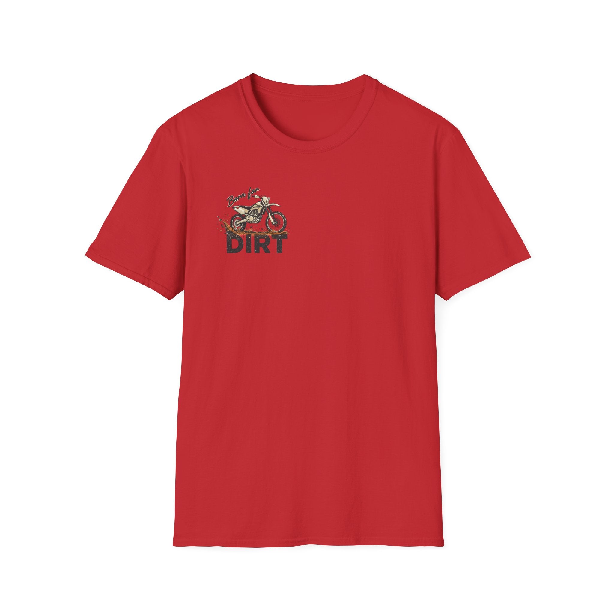 Dirt Bike T-Shirt — "Work in the Dirt / Play in the Dirt" Retro Moto Tee
