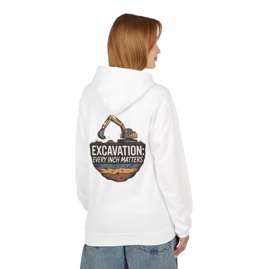 Excavation Hoodie – "Excavation: Every Inch Matters" Construction Crew Pullover