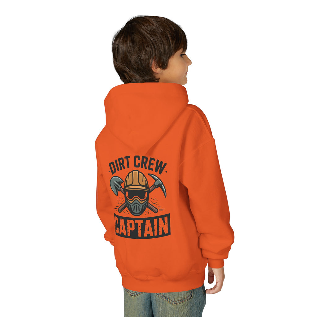 Youth Hoodie - Dirt Crew Captain Graphic Pullover