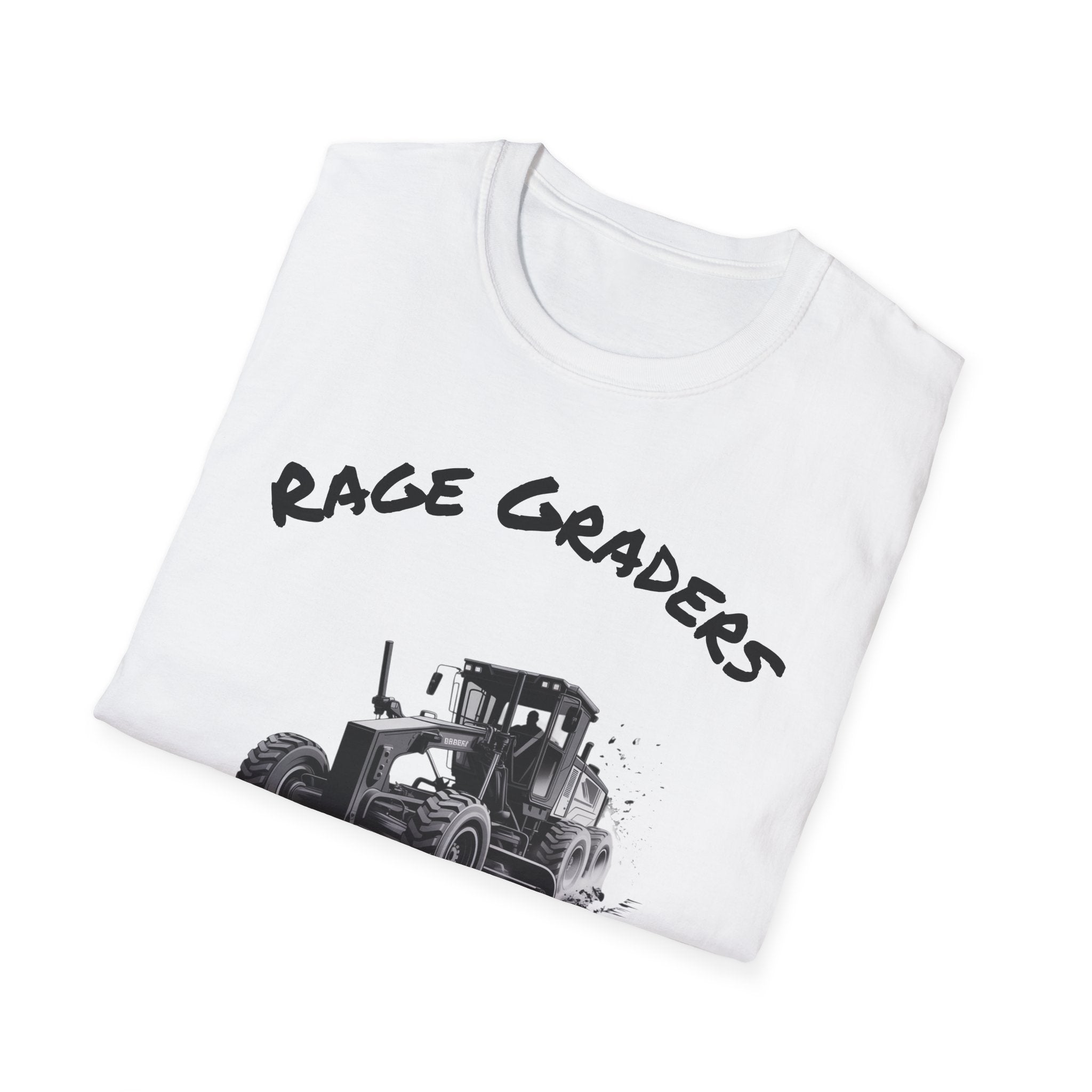 Tractor Graphic T-Shirt — 'Rage Graders Essayons' Vintage Farm Truck Tee