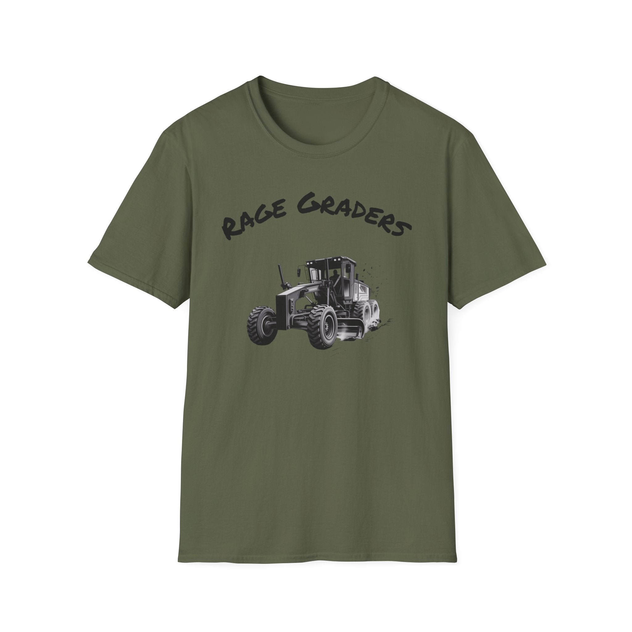 Tractor Graphic T-Shirt — 'Rage Graders Essayons' Vintage Farm Truck Tee