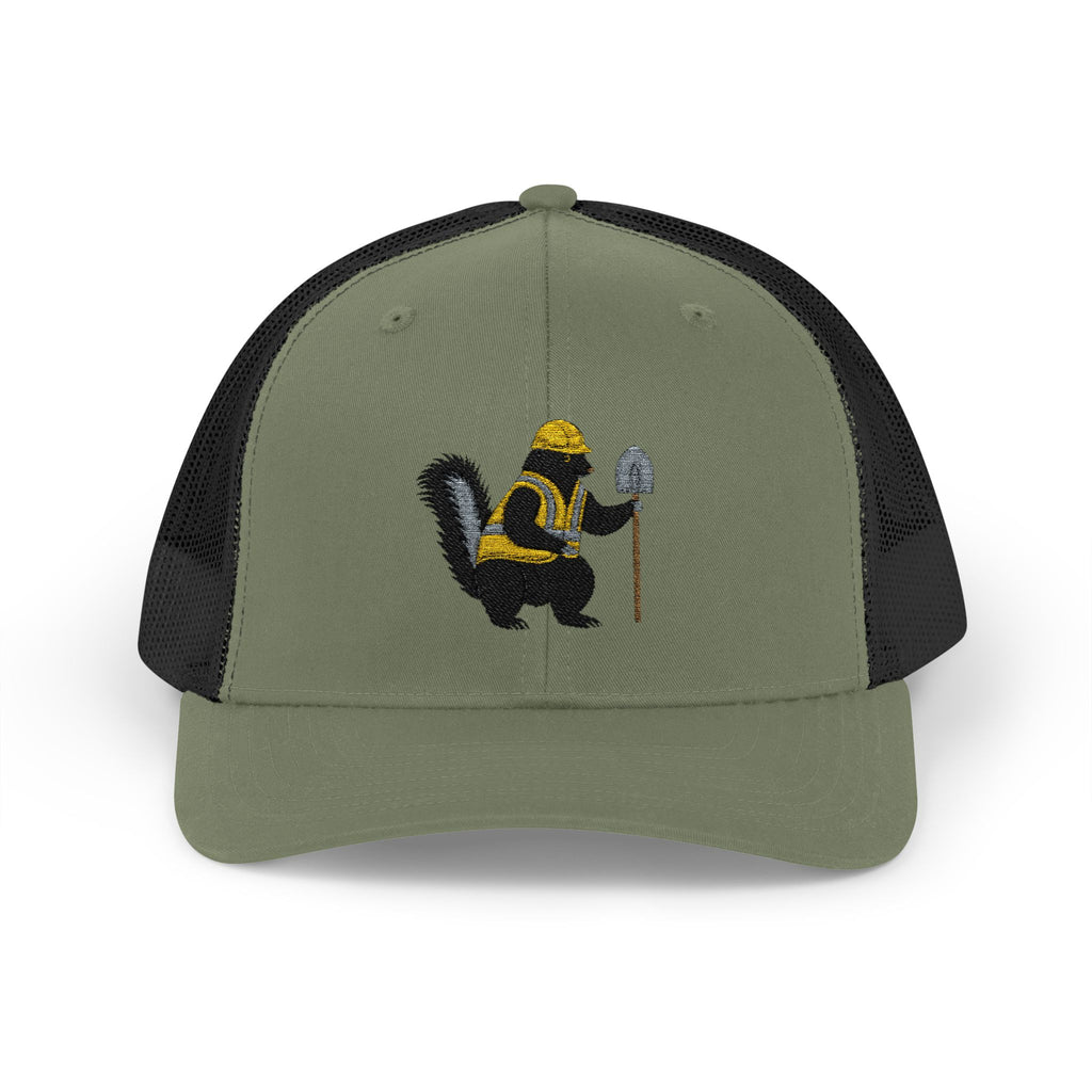 Skunk With Cane Trucker Cap