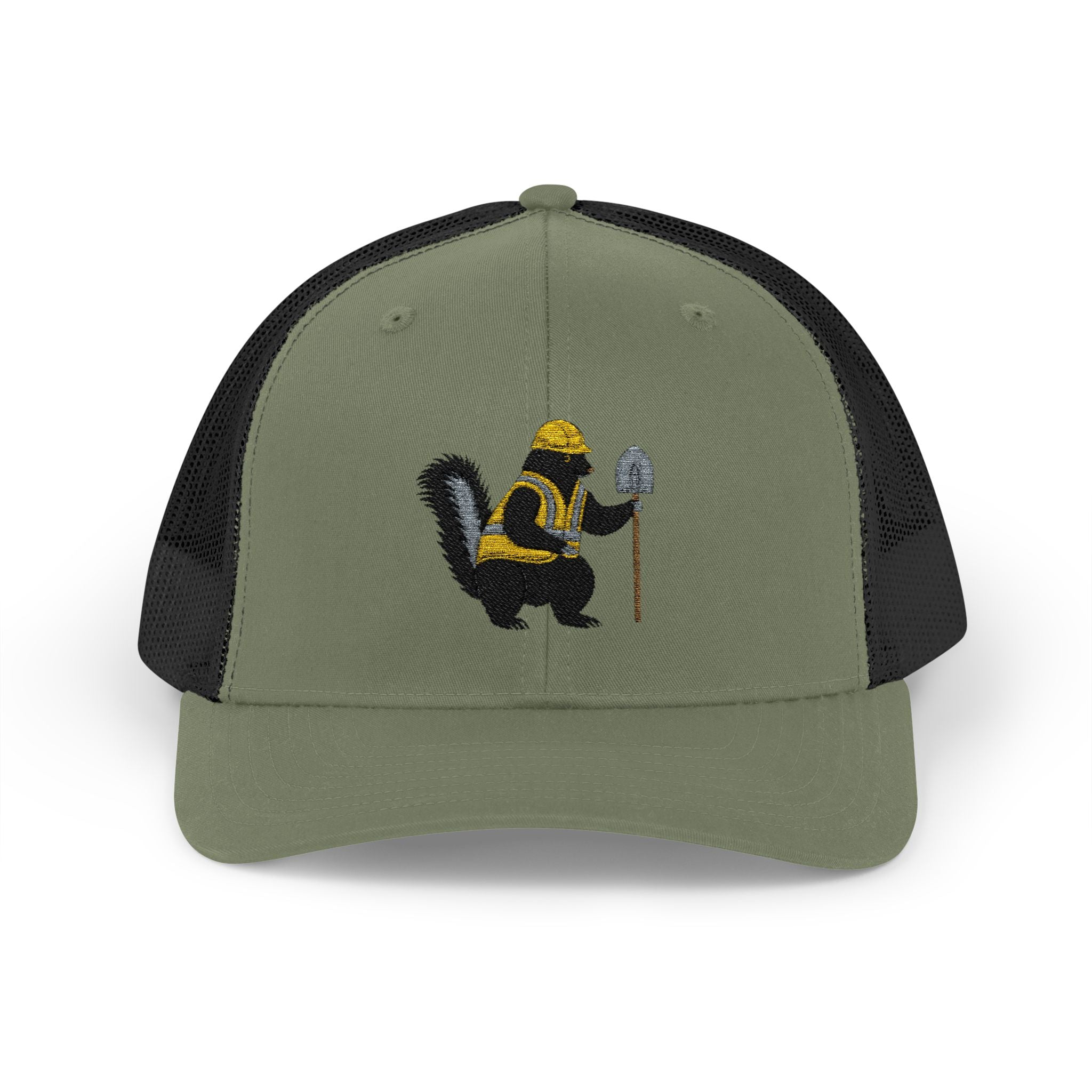 Skunk With Cane Trucker Cap