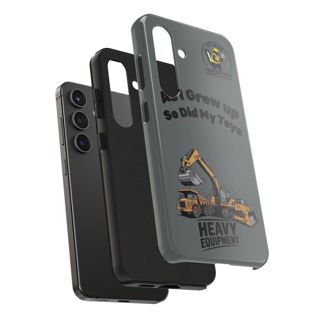 Heavy Equipment Phone Case — “As I Grew Up So Did My Toys” Construction iPhone Case