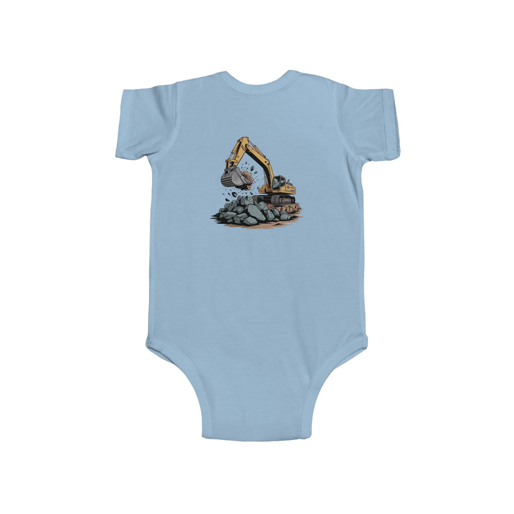 Infant Bodysuit — "Future Operator" Excavator Baby Onesie