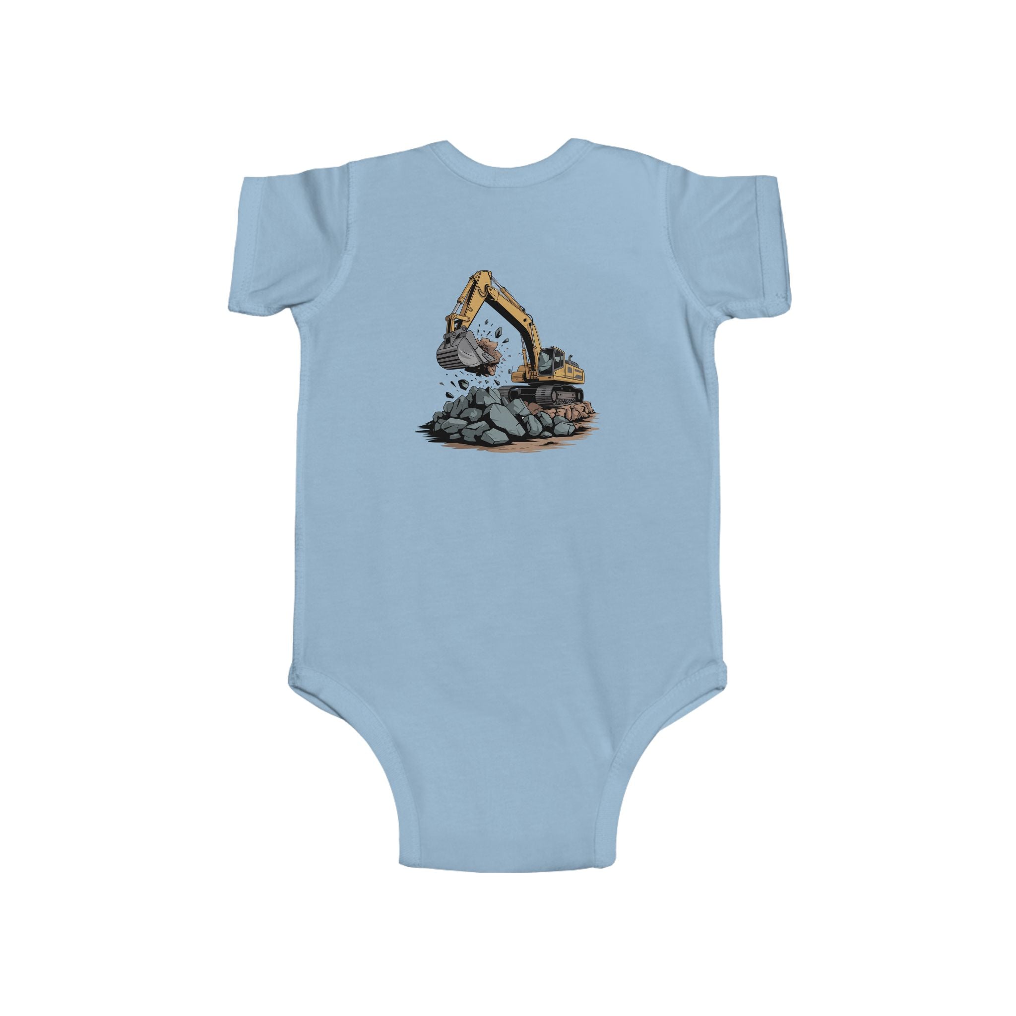 Infant Bodysuit — "Future Operator" Excavator Baby Onesie