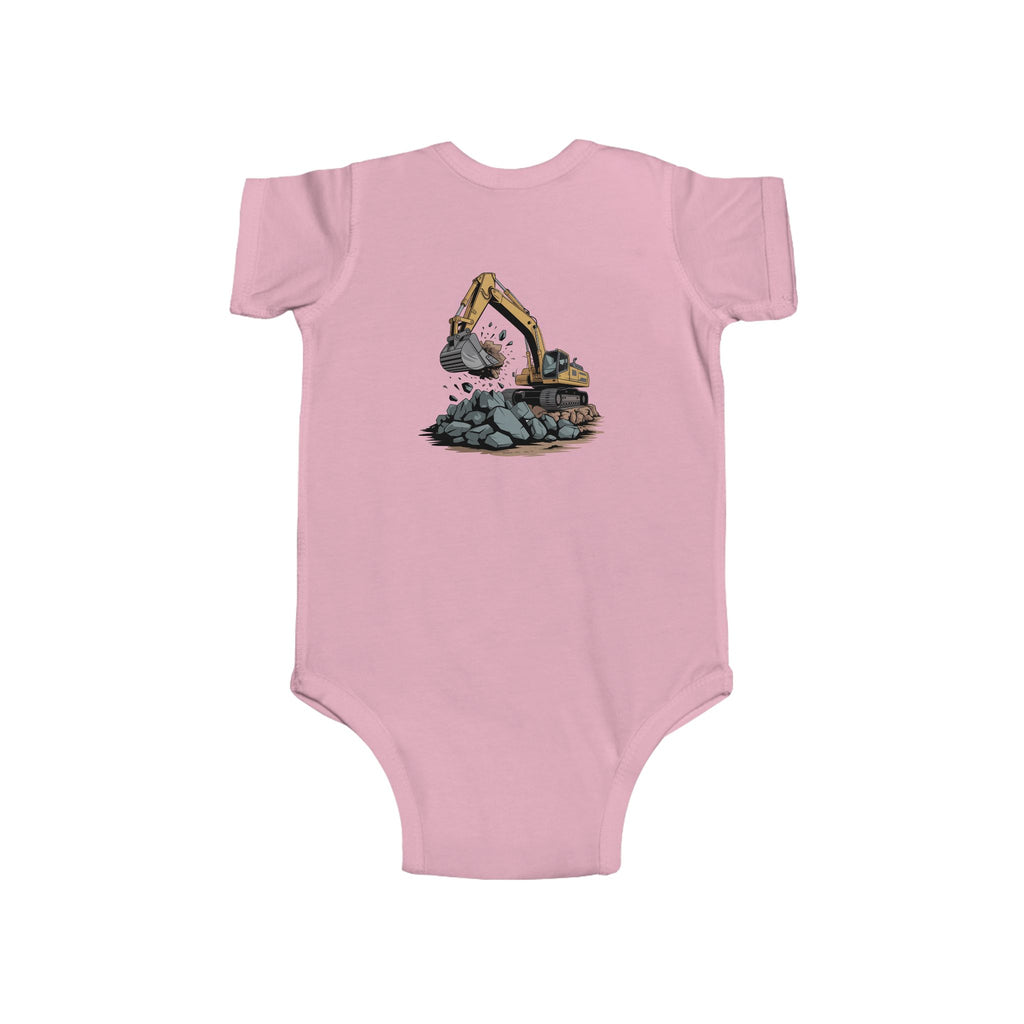 Infant Bodysuit — "Future Operator" Excavator Baby Onesie