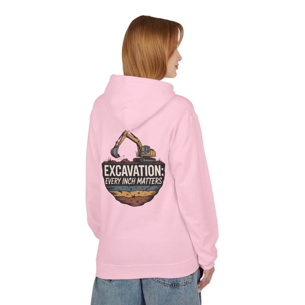 Excavation Hoodie – "Excavation: Every Inch Matters" Construction Crew Pullover