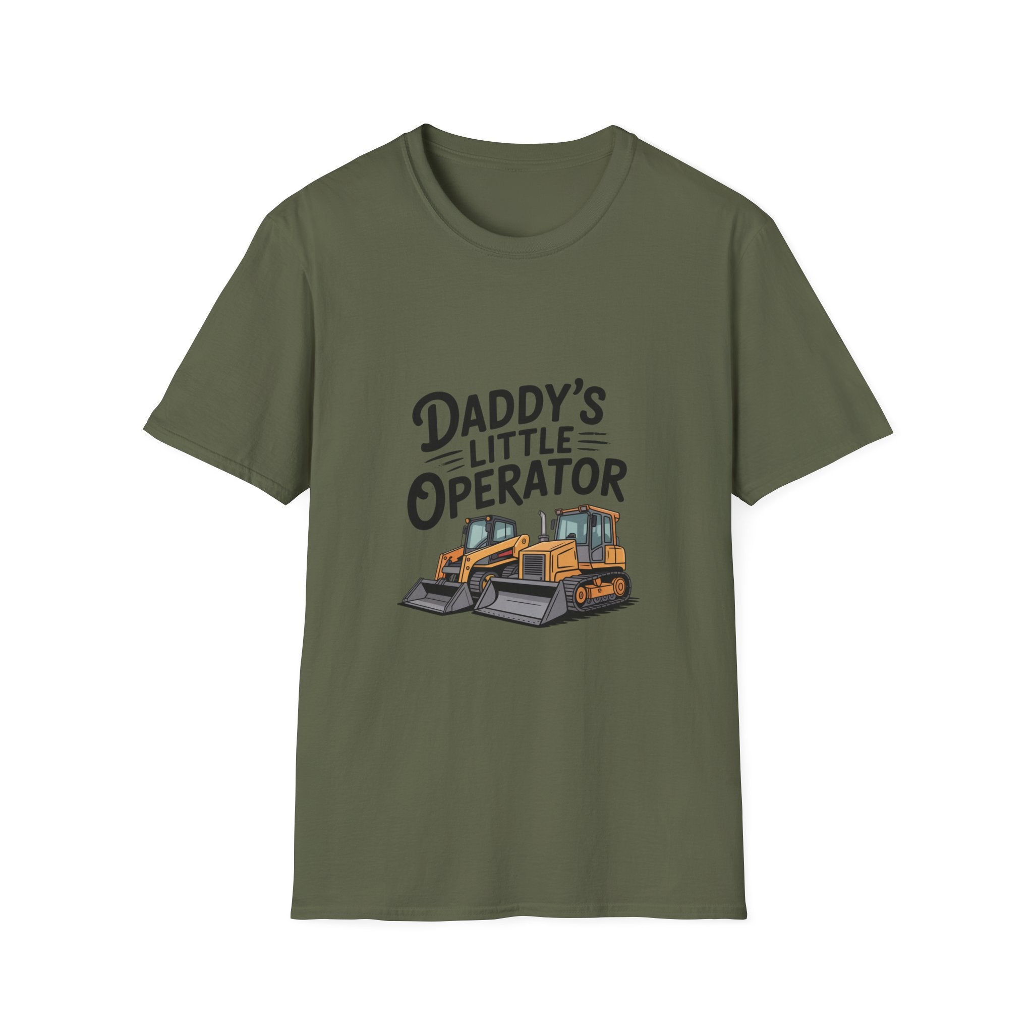 Kids' Tee — "Daddy's Little Operator" Bulldozer Shirt