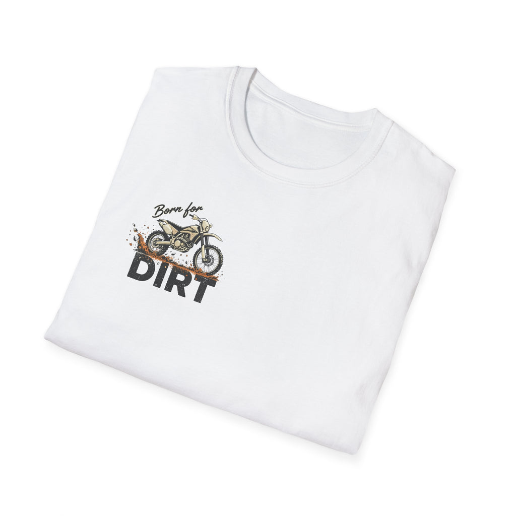 Dirt Bike T-Shirt — "Work in the Dirt / Play in the Dirt" Retro Moto Tee