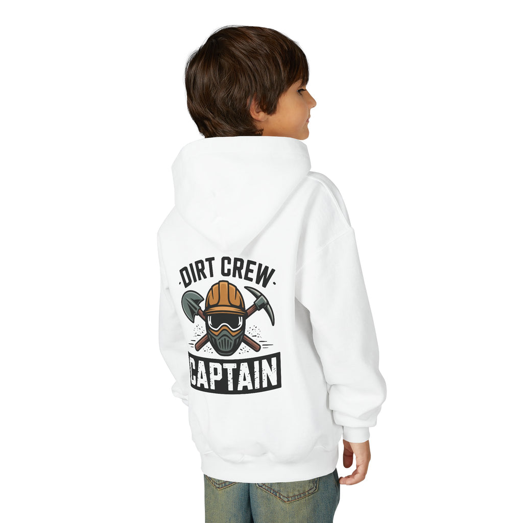 Youth Hoodie - Dirt Crew Captain Graphic Pullover