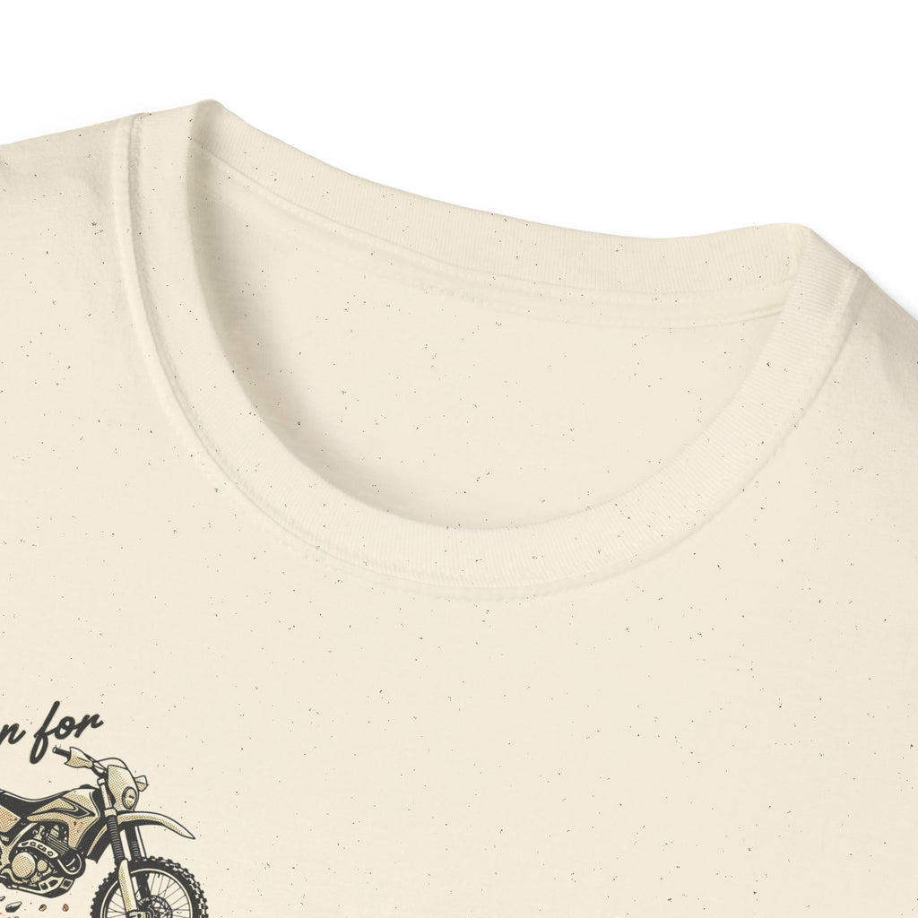 Dirt Bike T-Shirt — "Work in the Dirt / Play in the Dirt" Retro Moto Tee