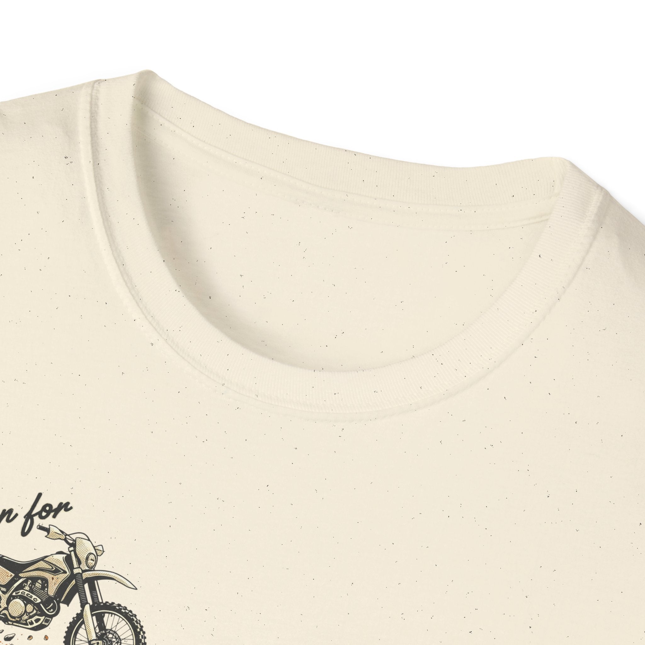 Dirt Bike T-Shirt — "Work in the Dirt / Play in the Dirt" Retro Moto Tee