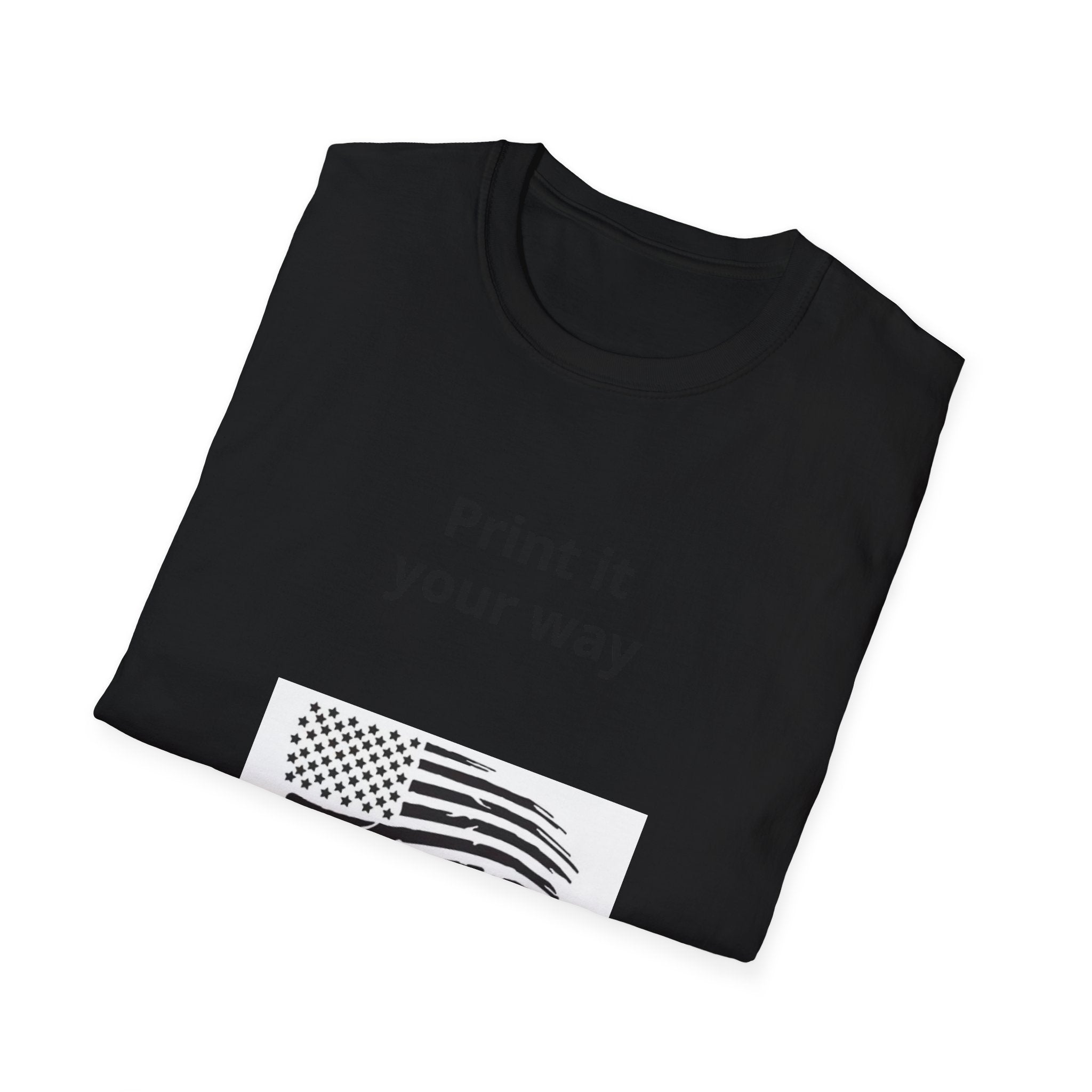 Funny Stinks Landscaping T-Shirt — "STINKS" Skunk Logo with Phone Number