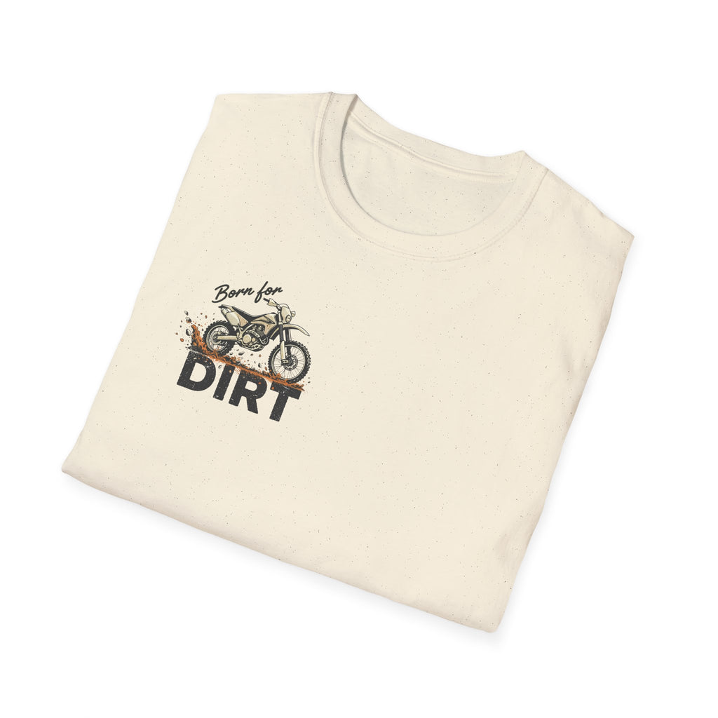Dirt Bike T-Shirt — "Work in the Dirt / Play in the Dirt" Retro Moto Tee