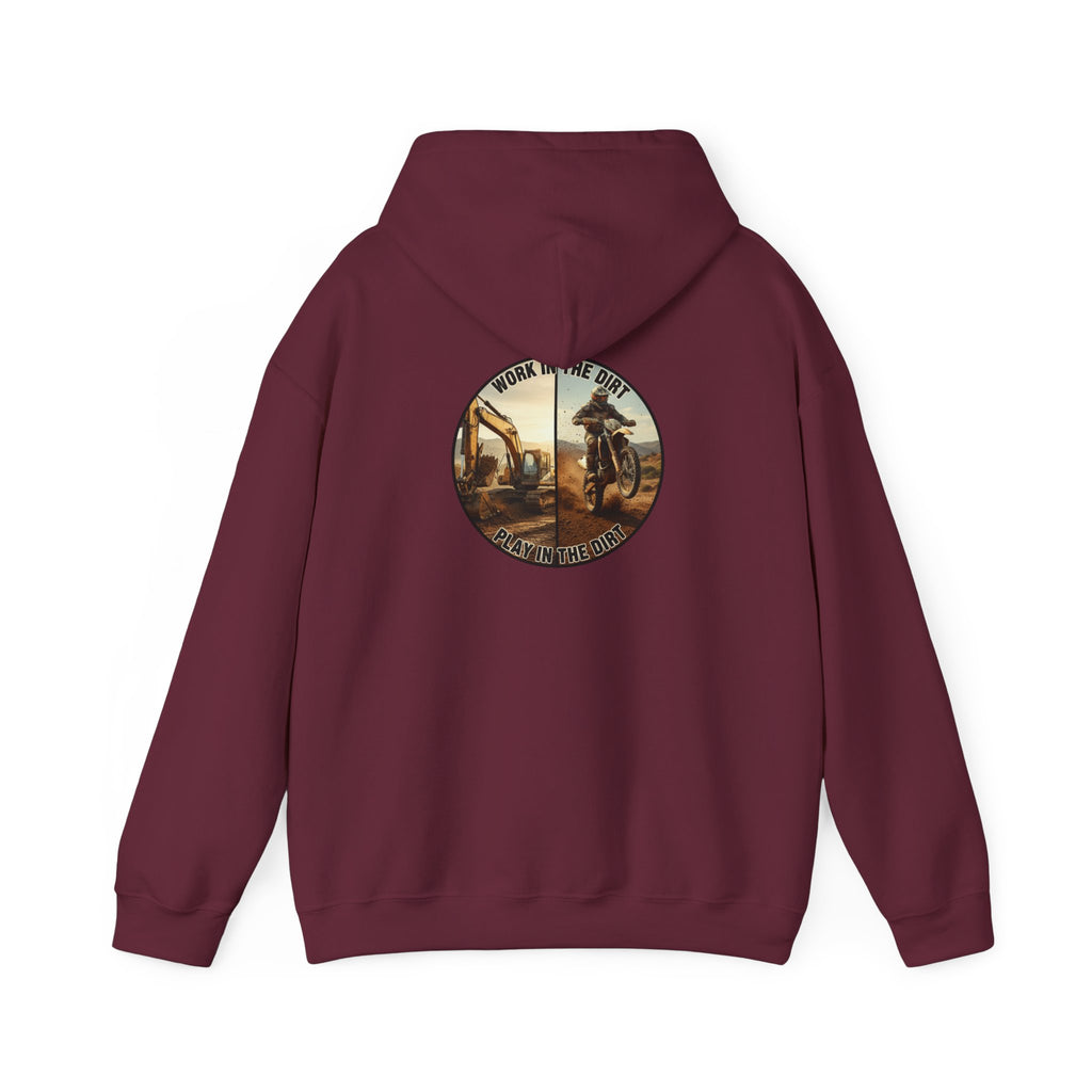 Dirt Bike Hoodie "Ride Dirt" Vintage Motocross Pullover