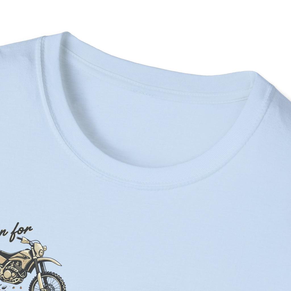 Dirt Bike T-Shirt — "Work in the Dirt / Play in the Dirt" Retro Moto Tee