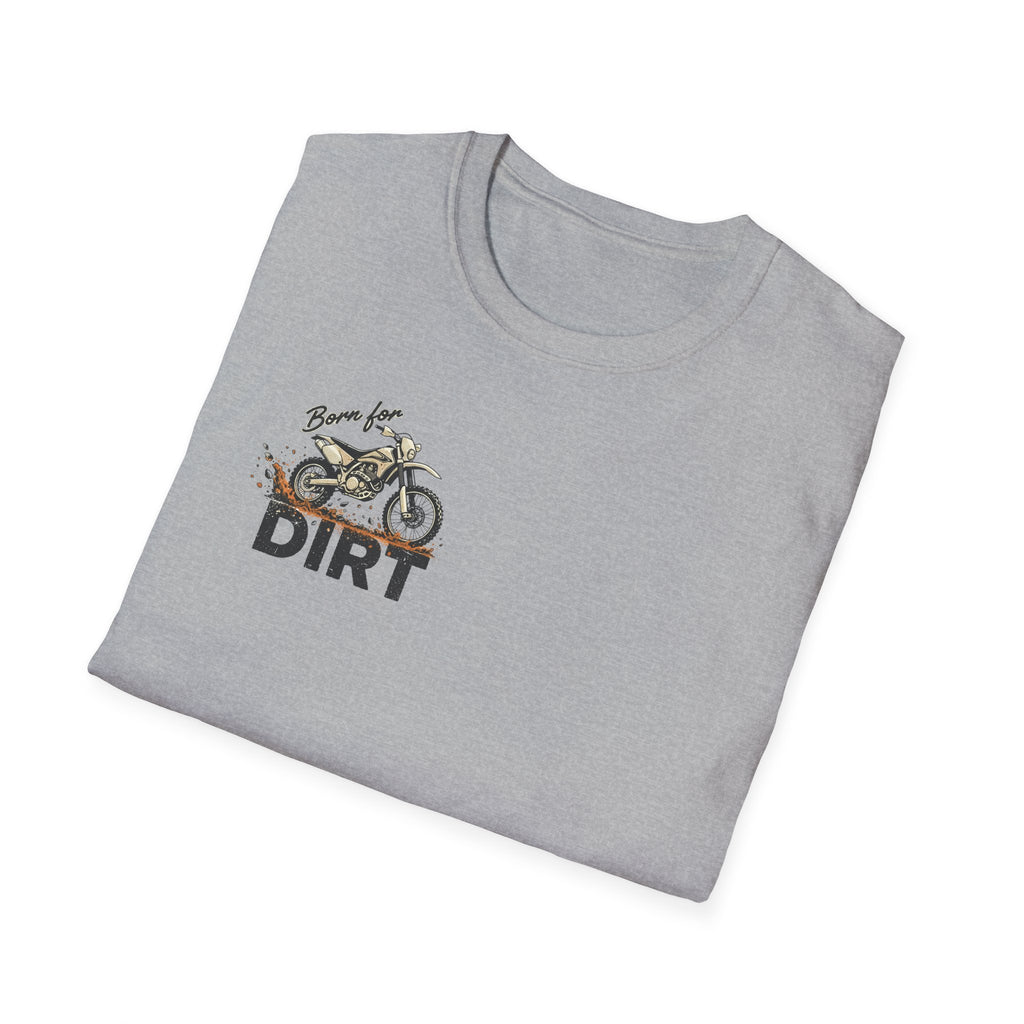 Dirt Bike T-Shirt — "Work in the Dirt / Play in the Dirt" Retro Moto Tee