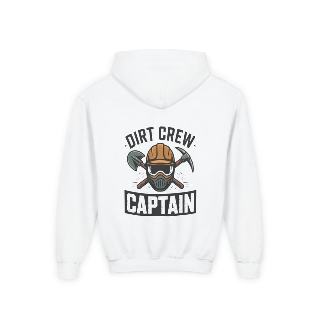 Youth Hoodie - Dirt Crew Captain Graphic Pullover