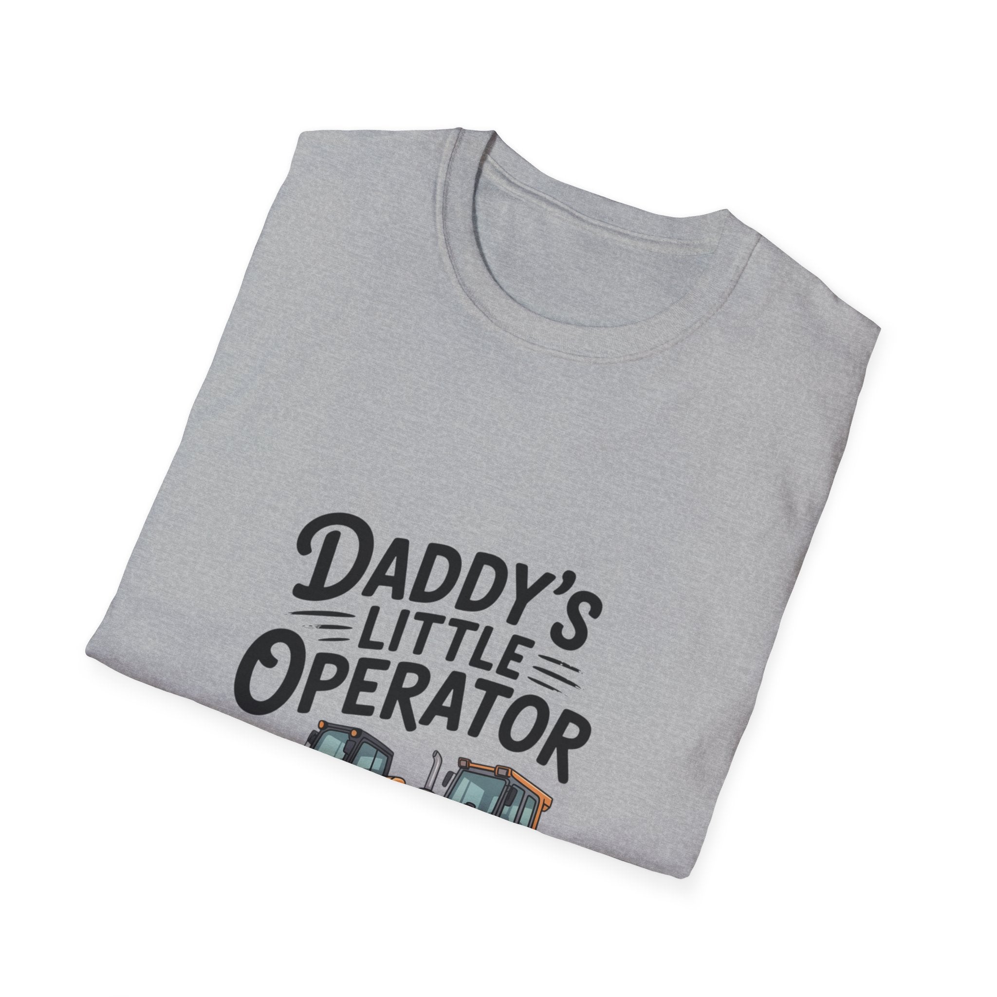 Kids' Tee — "Daddy's Little Operator" Bulldozer Shirt