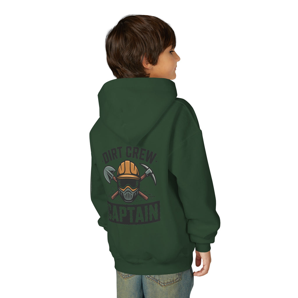 Youth Hoodie - Dirt Crew Captain Graphic Pullover