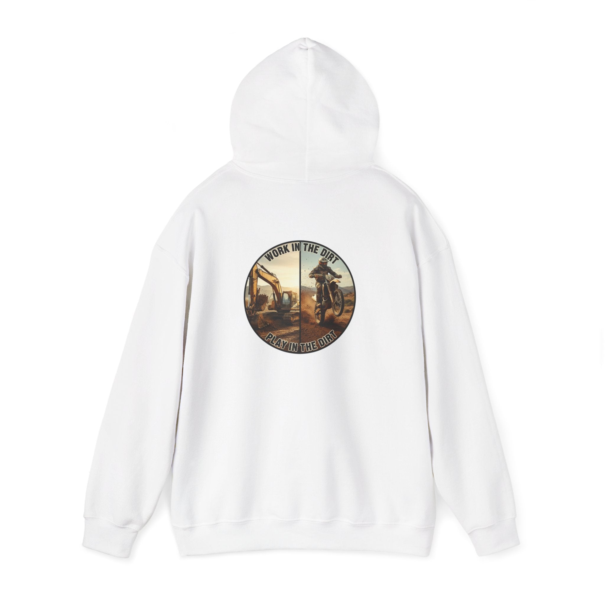Dirt Bike Hoodie "Ride Dirt" Vintage Motocross Pullover