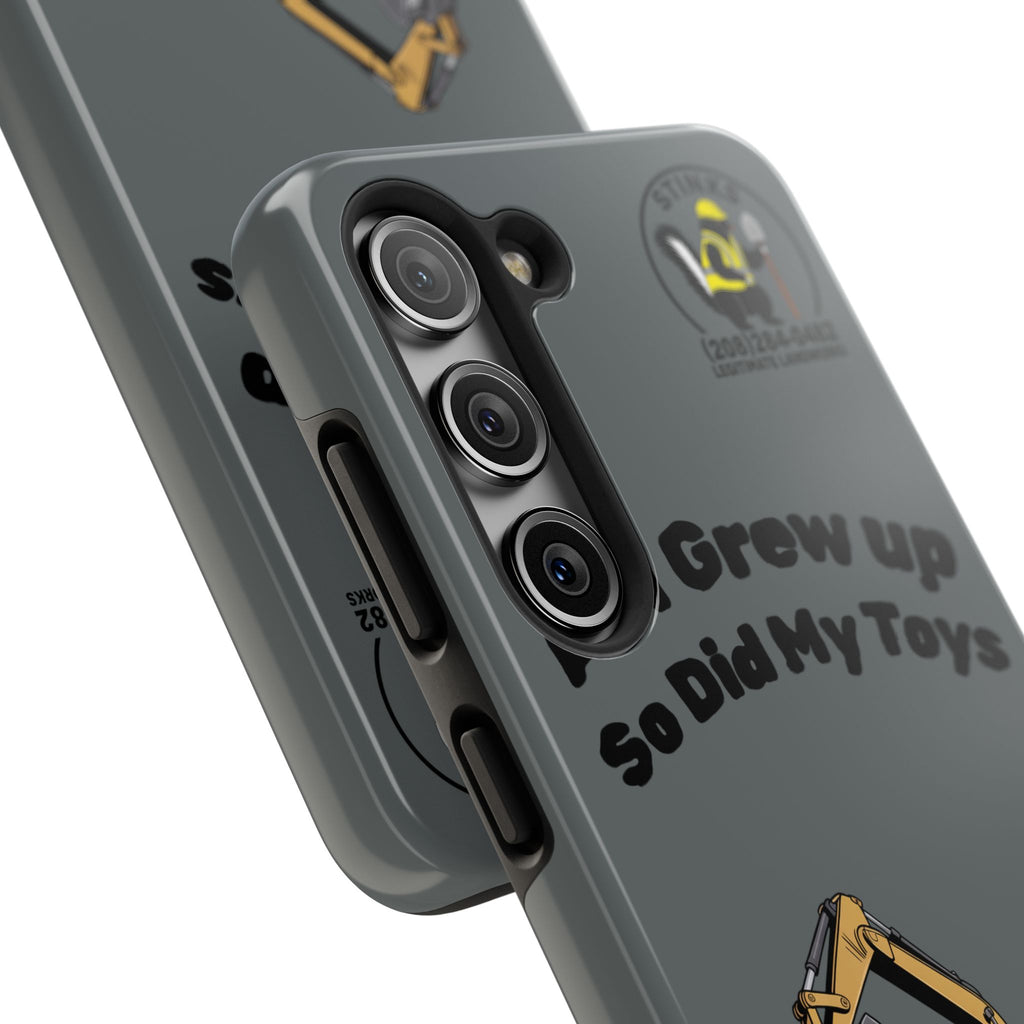 Heavy Equipment Phone Case — “As I Grew Up So Did My Toys” Construction iPhone Case