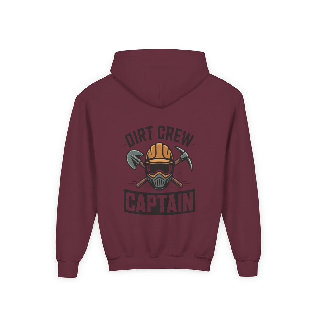 Youth Hoodie - Dirt Crew Captain Graphic Pullover