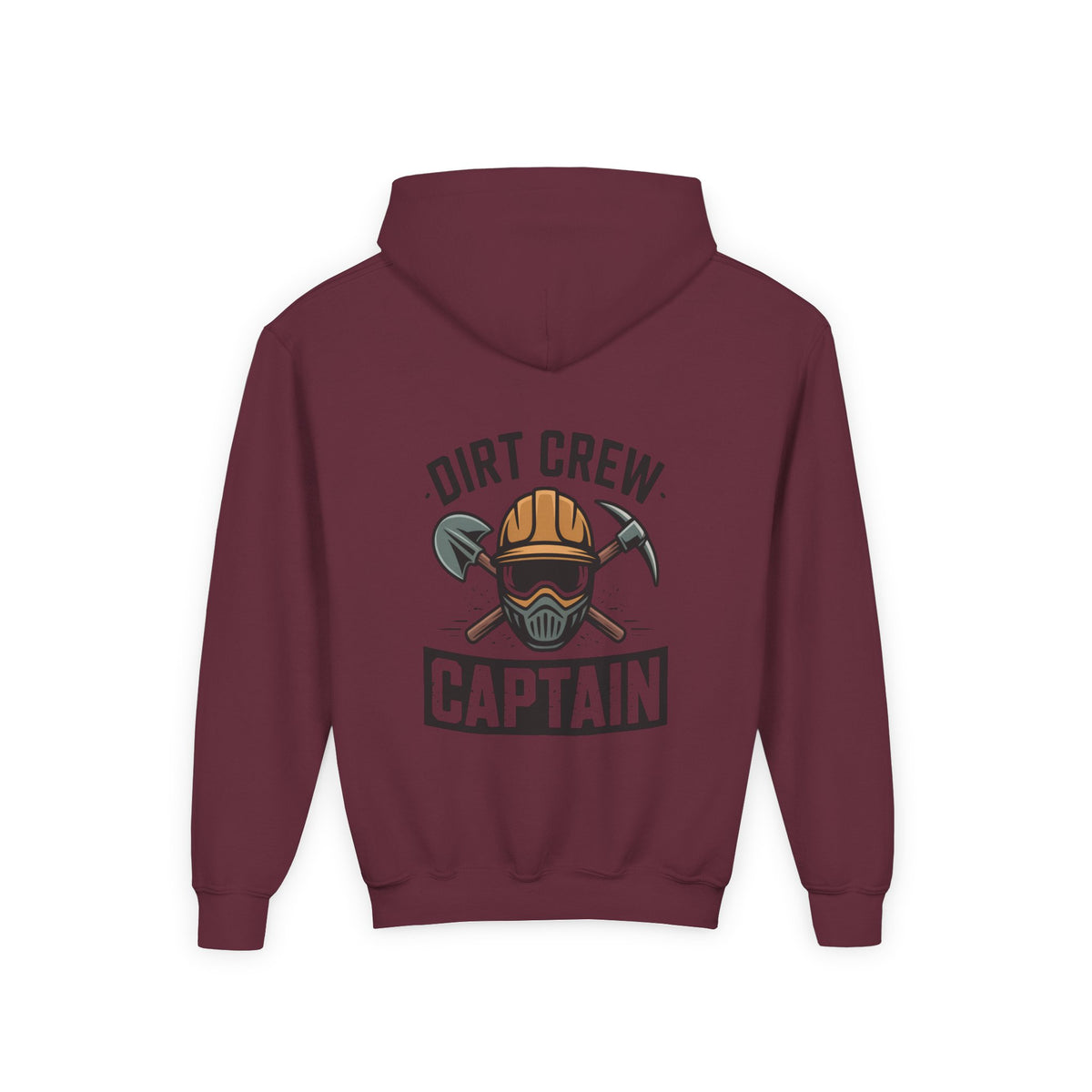 Youth Hoodie - Dirt Crew Captain Graphic Pullover