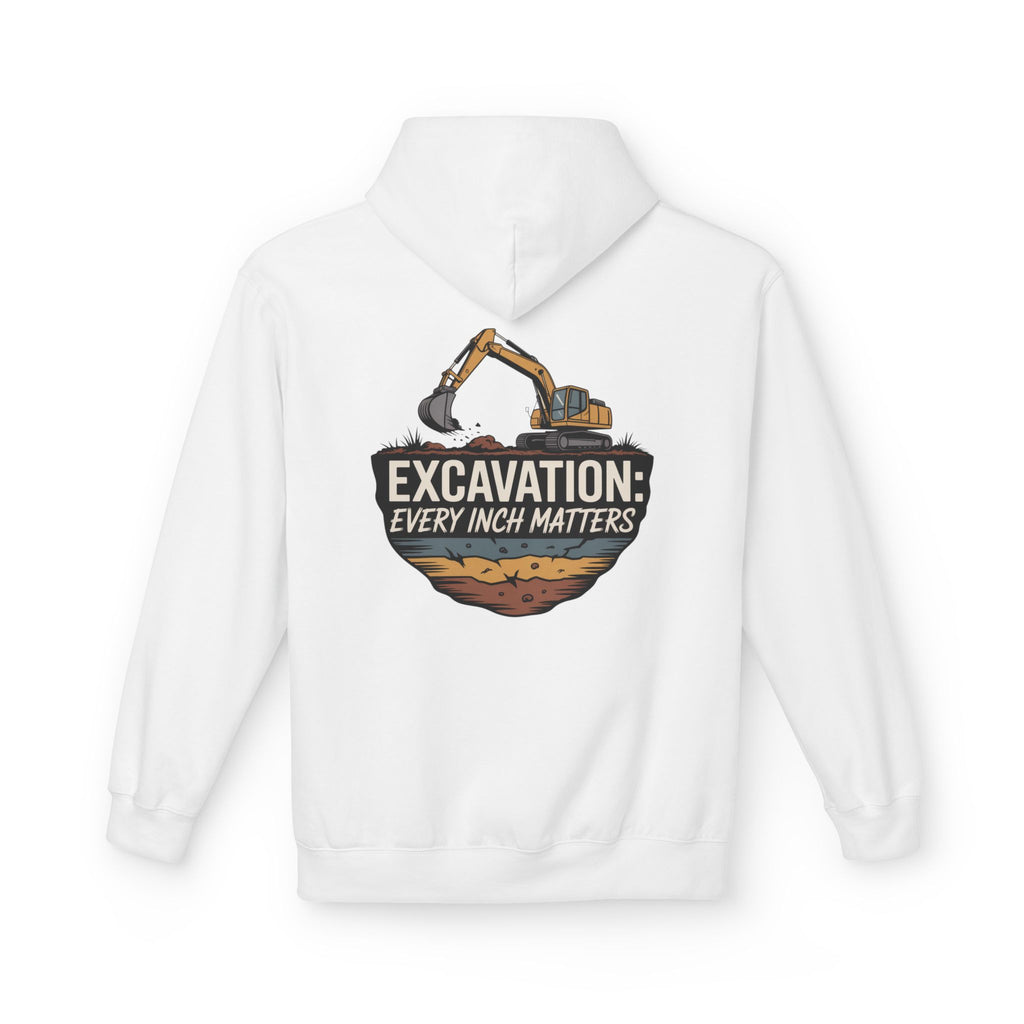 Excavation Hoodie – "Excavation: Every Inch Matters" Construction Crew Pullover