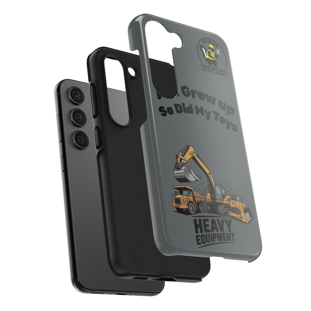 Heavy Equipment Phone Case — “As I Grew Up So Did My Toys” Construction iPhone Case