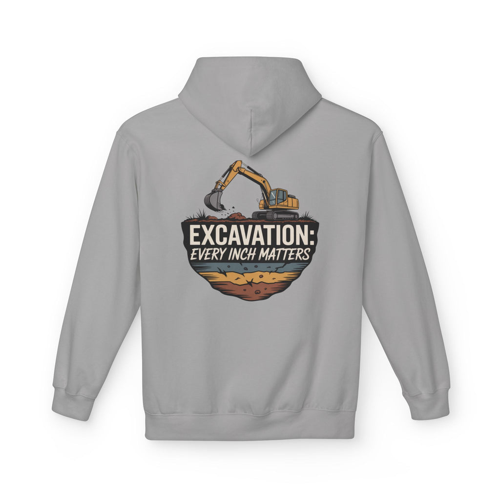 Excavation Hoodie – "Excavation: Every Inch Matters" Construction Crew Pullover
