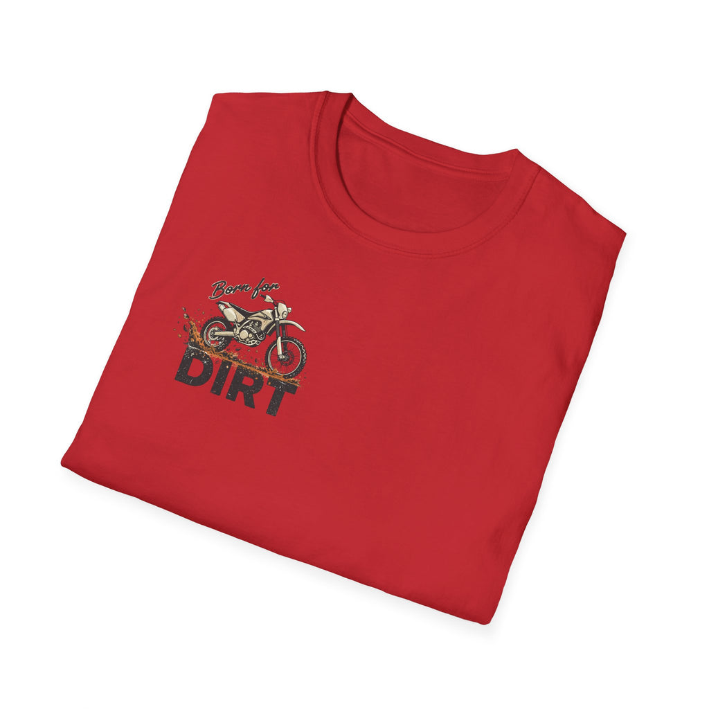 Dirt Bike T-Shirt — "Work in the Dirt / Play in the Dirt" Retro Moto Tee