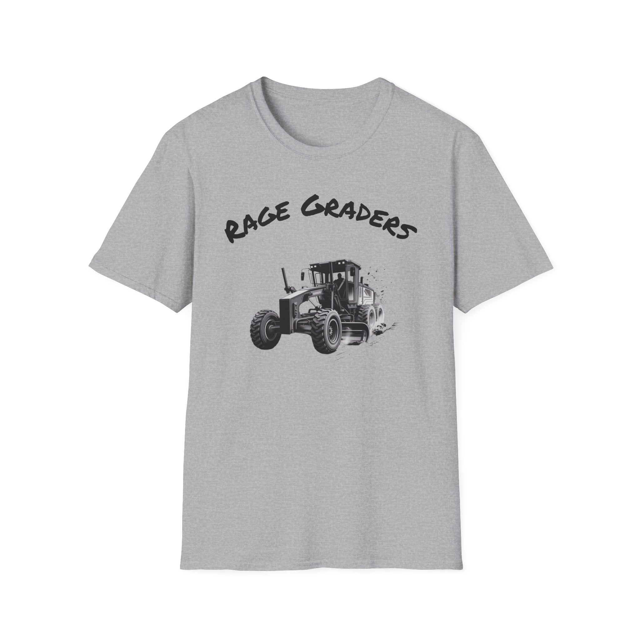 Tractor Graphic T-Shirt — 'Rage Graders Essayons' Vintage Farm Truck Tee