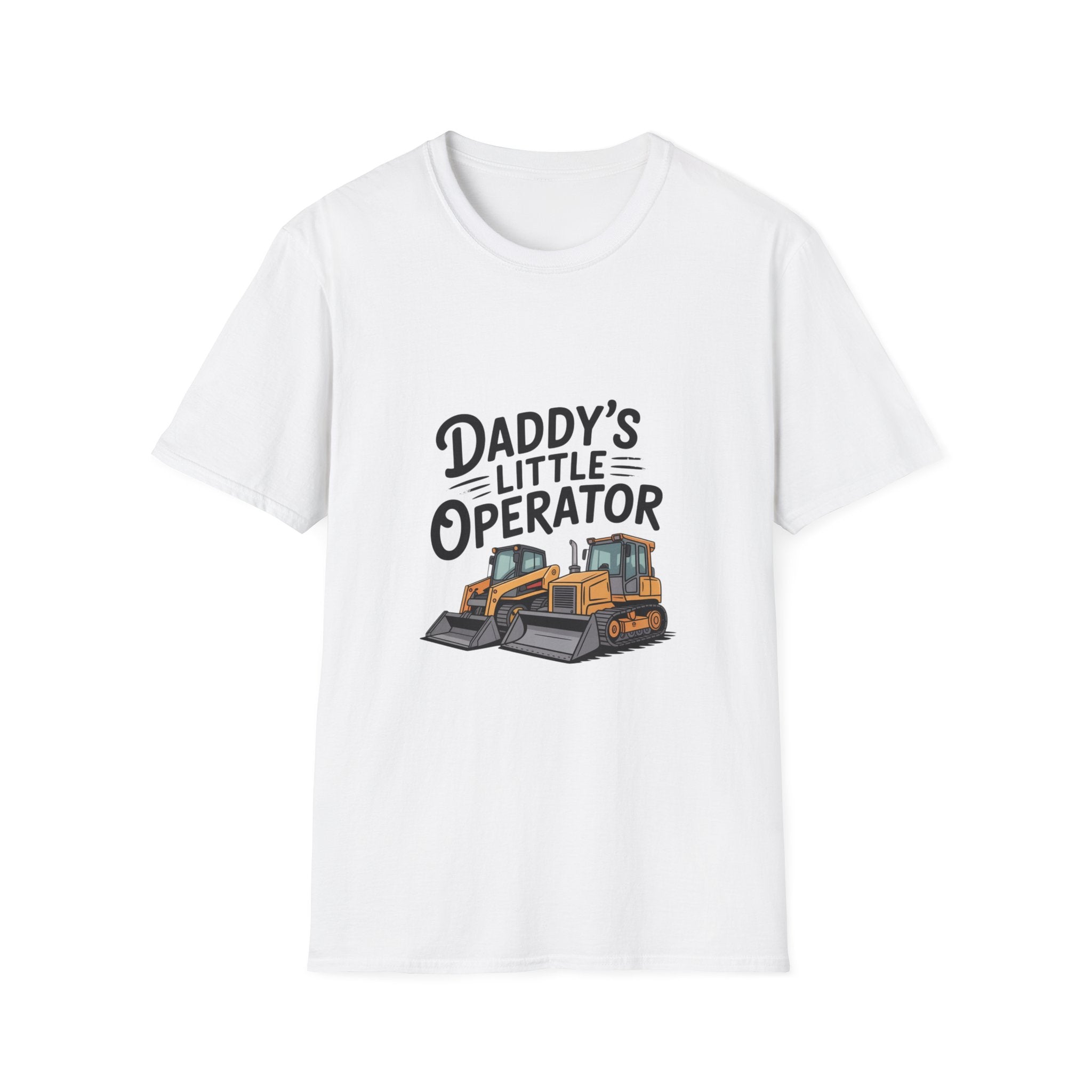 Kids' Tee — "Daddy's Little Operator" Bulldozer Shirt