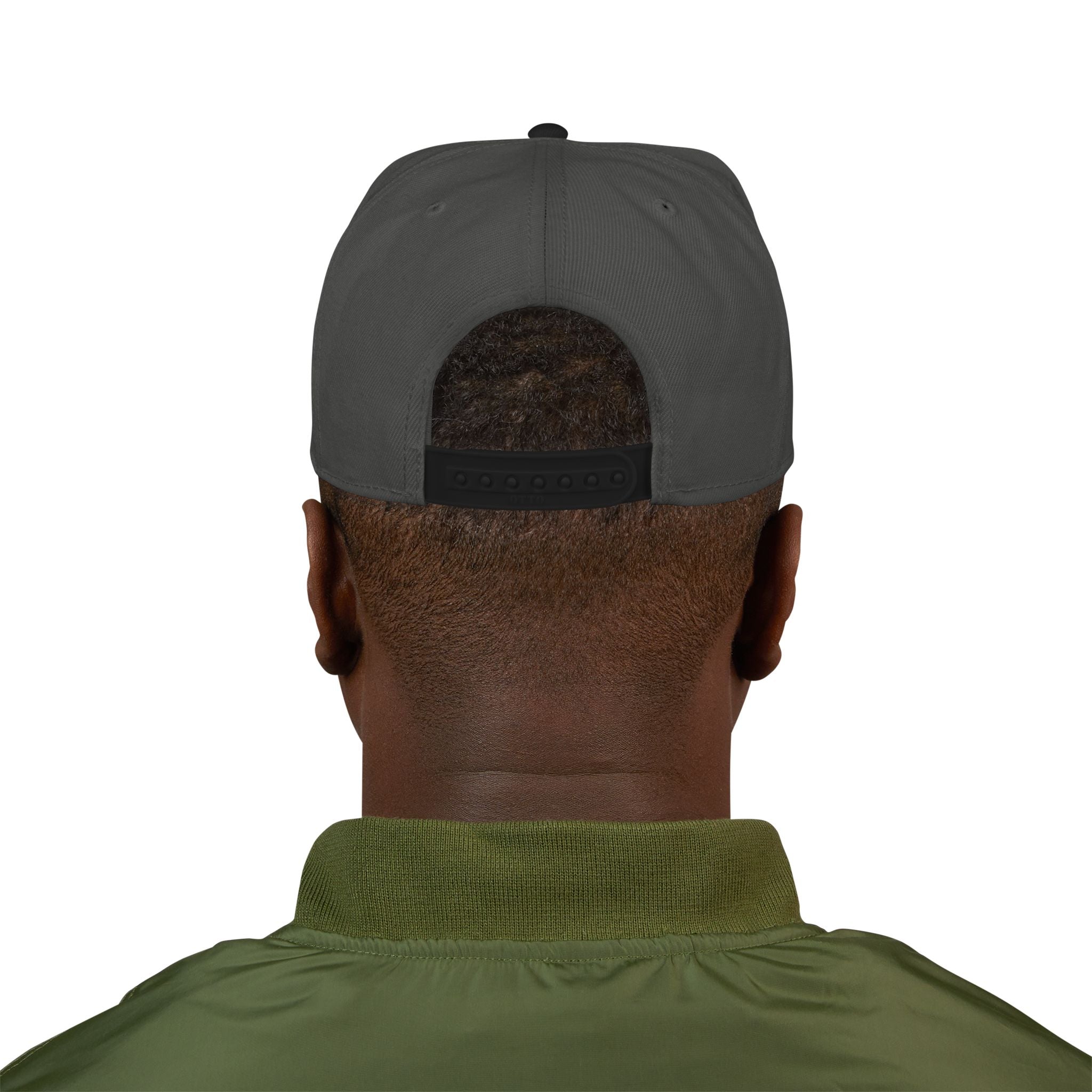 Snapback Hat — Embroidered Yellow Duck Logo, "Veteran Owned" Side Text