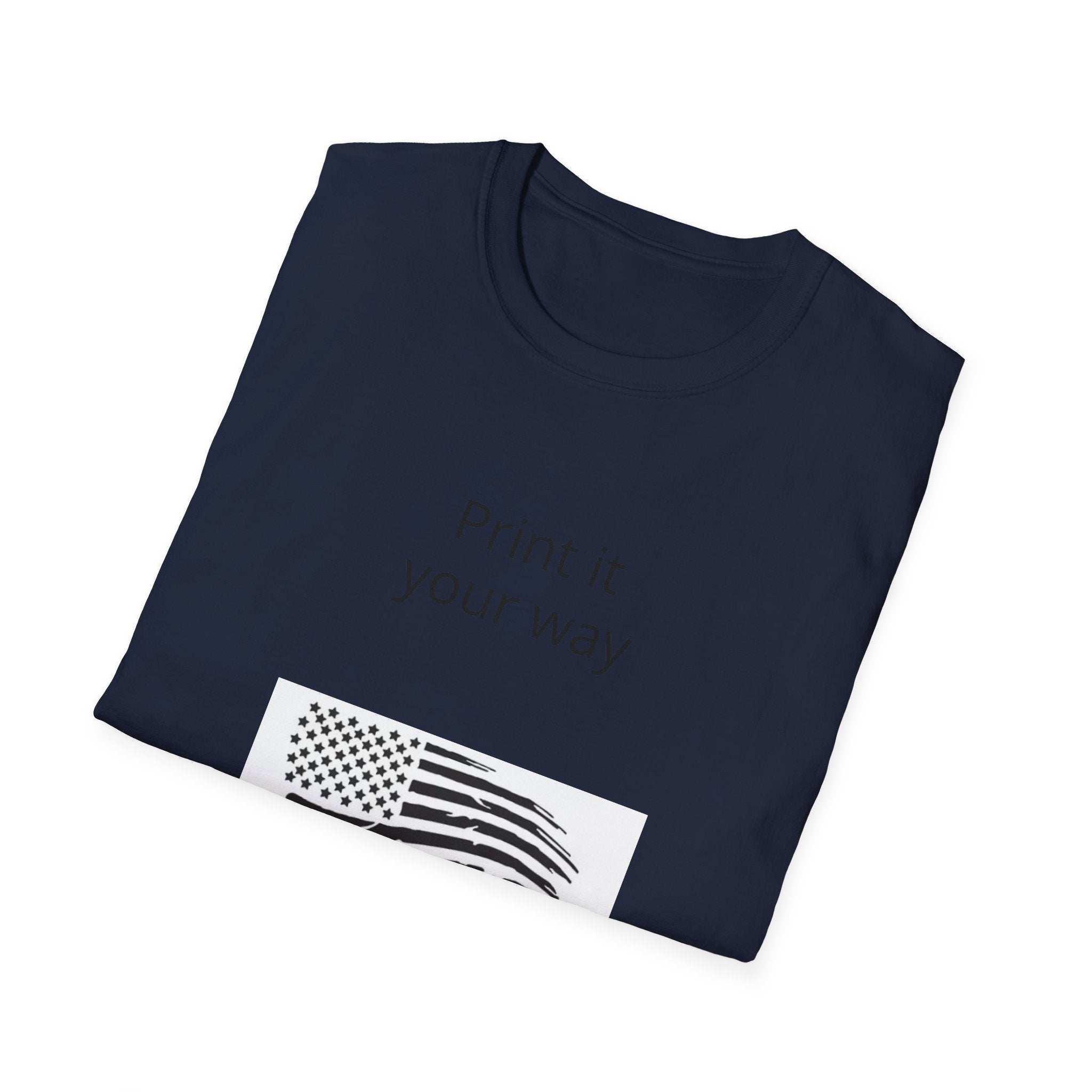 Funny Stinks Landscaping T-Shirt — "STINKS" Skunk Logo with Phone Number