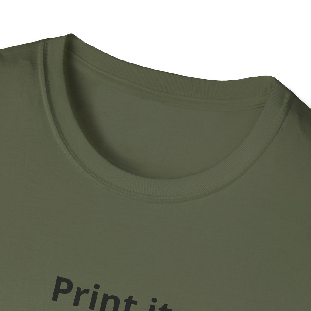 Funny Stinks Landscaping T-Shirt — "STINKS" Skunk Logo with Phone Number