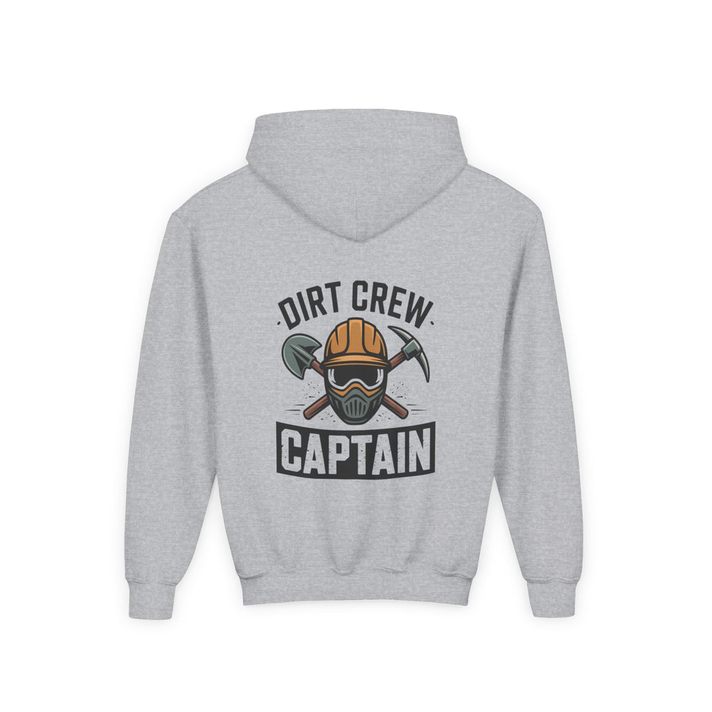 Youth Hoodie - Dirt Crew Captain Graphic Pullover