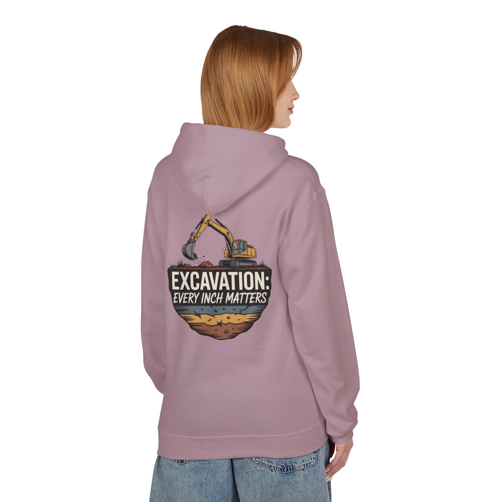 Excavation Hoodie – "Excavation: Every Inch Matters" Construction Crew Pullover