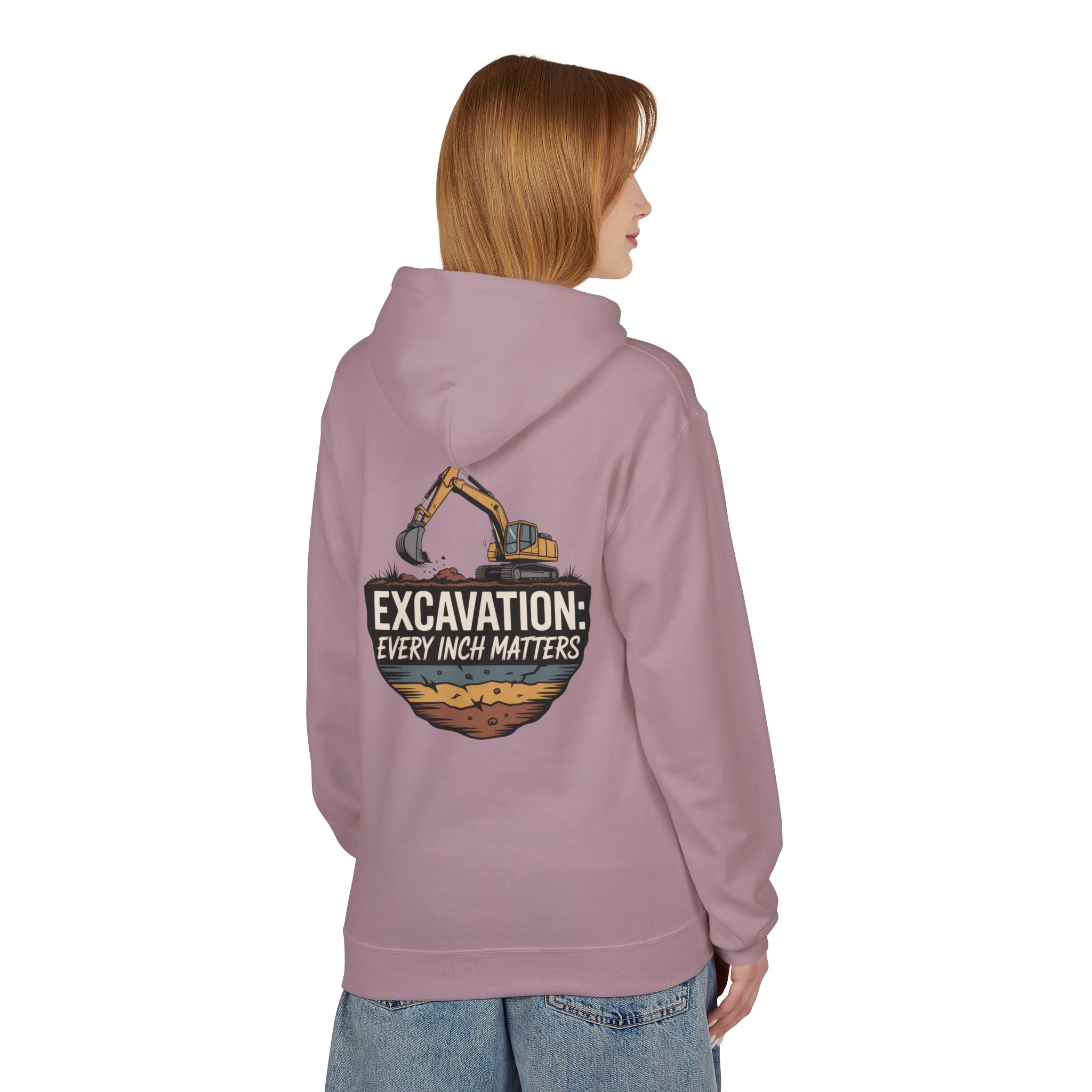 Excavation Hoodie – "Excavation: Every Inch Matters" Construction Crew Pullover